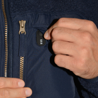 Less Layers Relax Fleece Varmevest Herre Navy