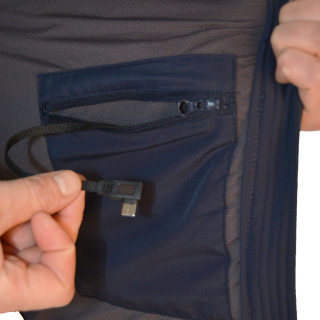 Less Layers Relax Fleece Varmevest Herre Navy