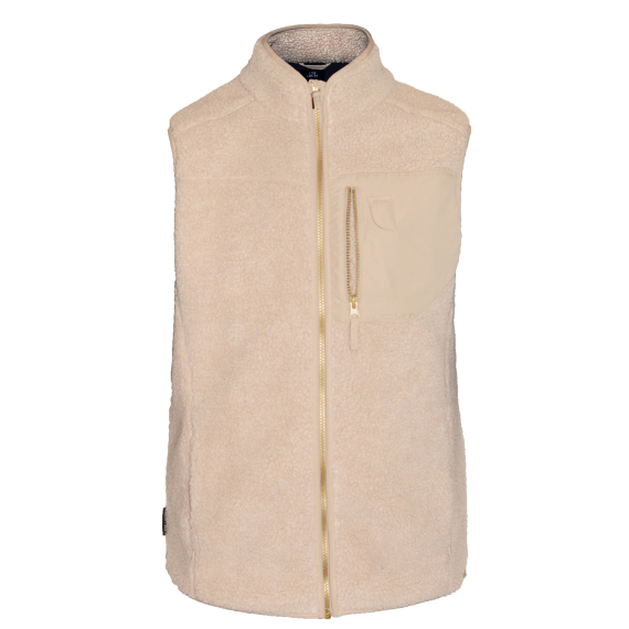 Less Layers Relax Fleece Varmevest Herre Beige