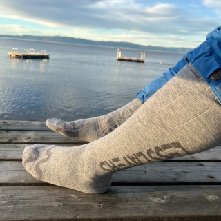 Less Layers Casual Varmesokker 2.0 // Med Batteri (GRÅ)