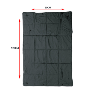 Less Layers Relax Varmeteppe – Batteridrevet 120×80 cm • −10 °C til +10 °C